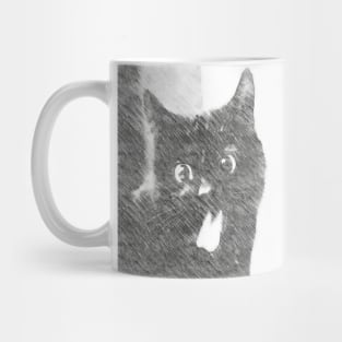 black cat Mug